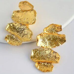 ✨ Zara Pieced Textured Earrings Trendy Earrings💕 with gift box